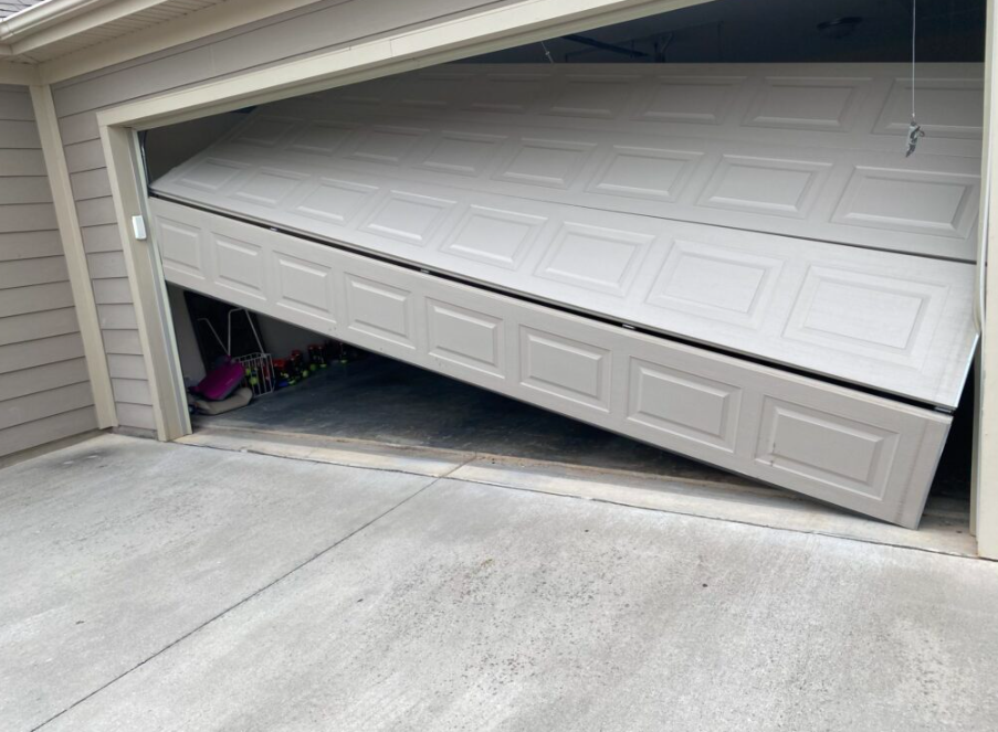 Off-Track Garage Door Realignment