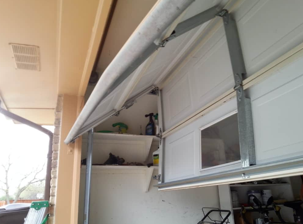 Off-Track Garage Door Realignment