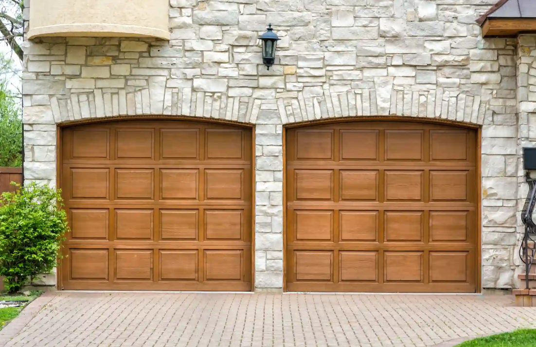 garage door panel repair.